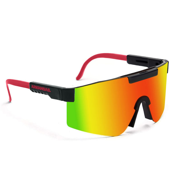 Arkansas Razorbacks Shield Frame Sunglasses