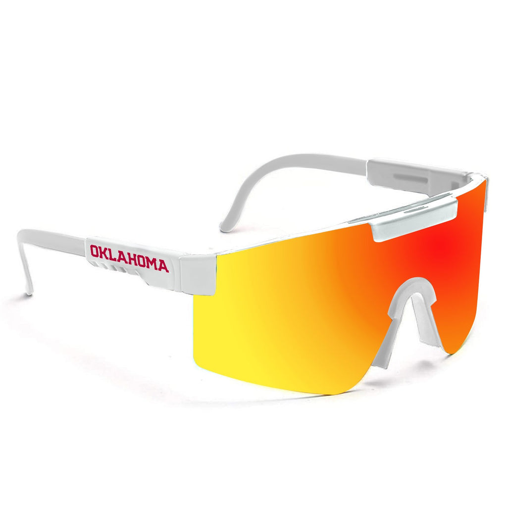 Oklahoma Sooners Shield Frame Sunglasses
