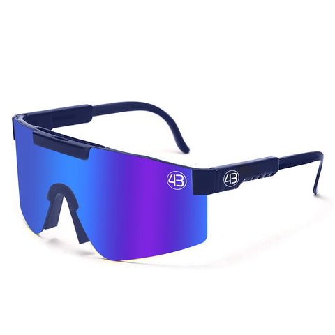 Society43 Shield Sunglasses - Navy