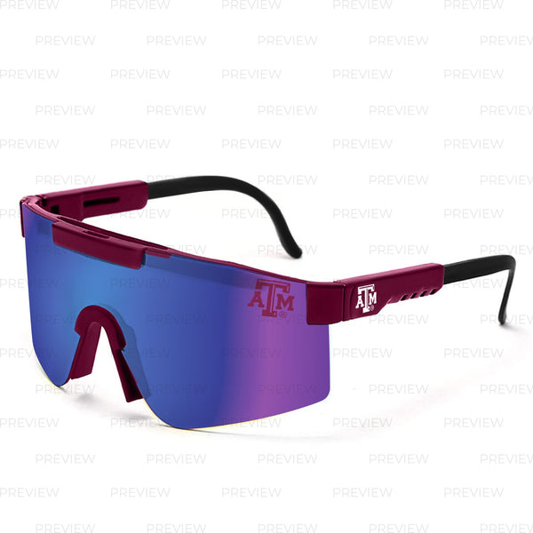Texas A&M Aggies Shield Frame Sunglasses