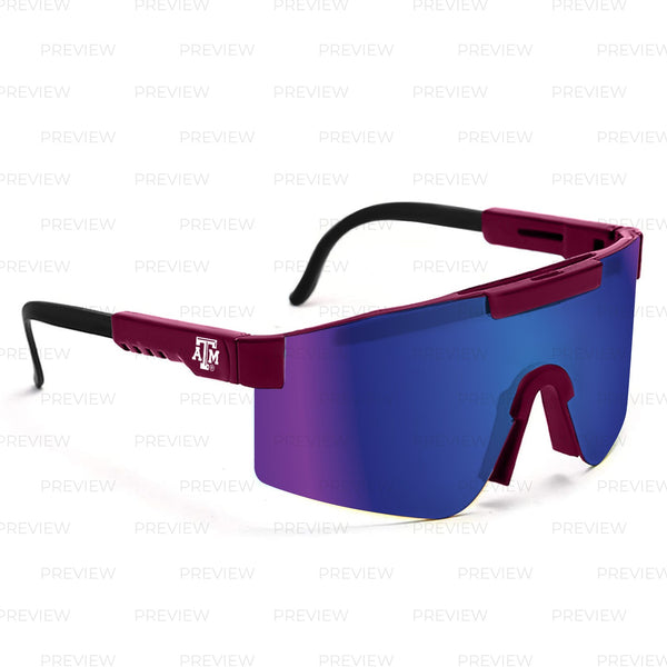 Texas A&M Aggies Shield Frame Sunglasses