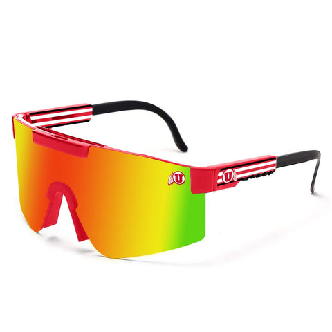 Utah Utes Shield Frame Sunglasses