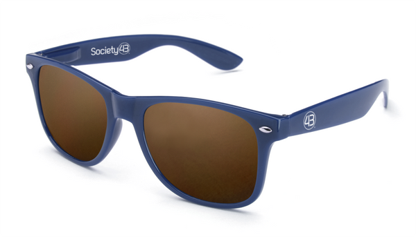 Throwbacks - Navy Sunglasses