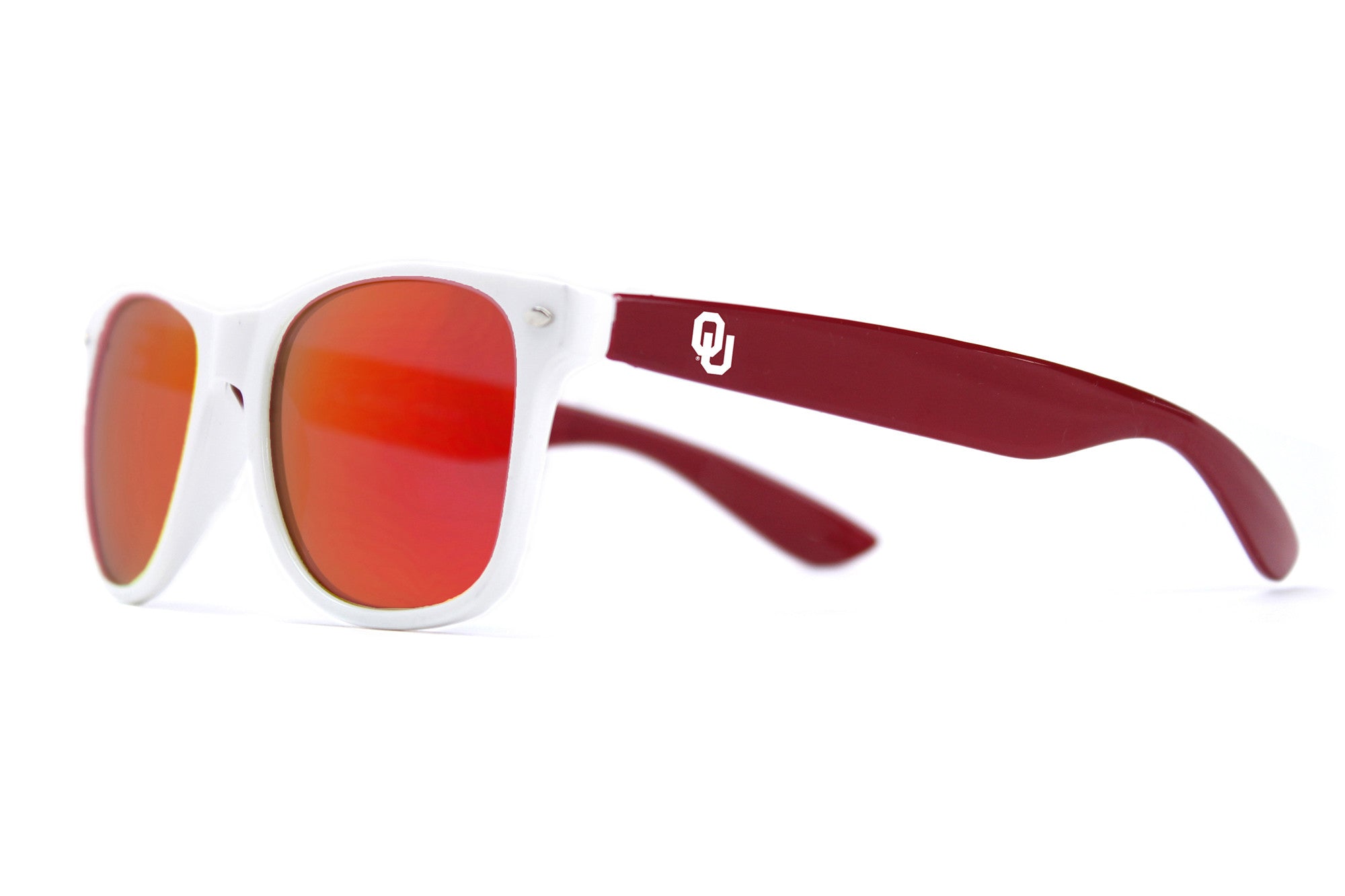 okla goggles Oklahoma Sooners Sunglasses White/Garnet