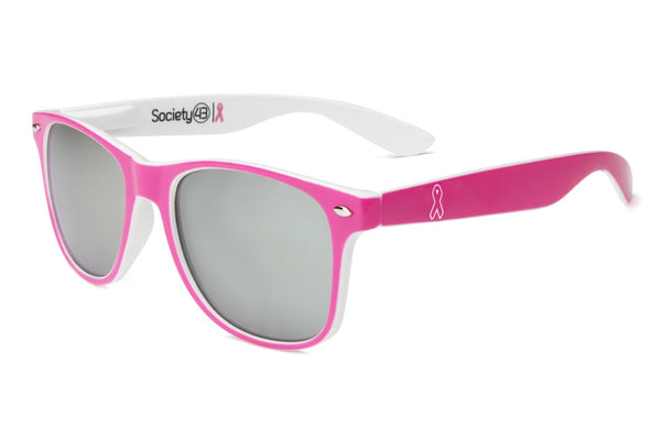 Society43 Pink Ribbon Breast Cancer Awareness Sunglasses