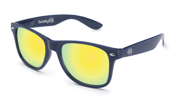 Throwbacks - Navy Sunglasses