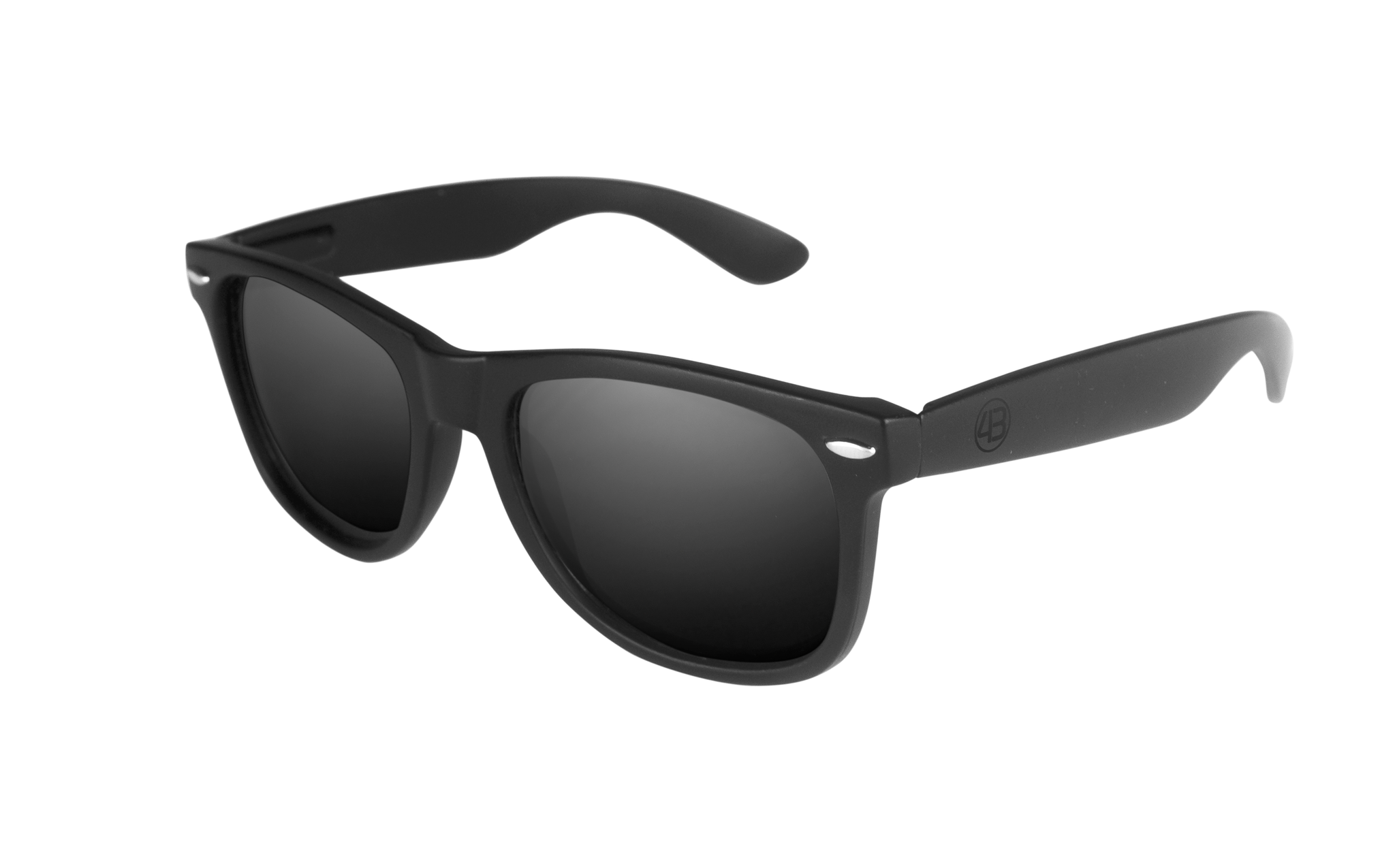 Matt black best sale sunglasses